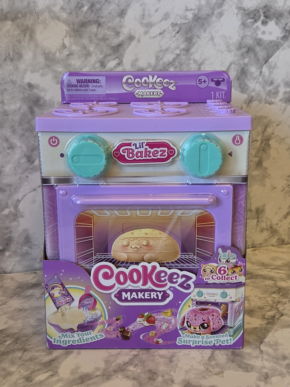 Cookeez Makery - Lil Bakez Kids Play Oven - Purple - 1 Kit